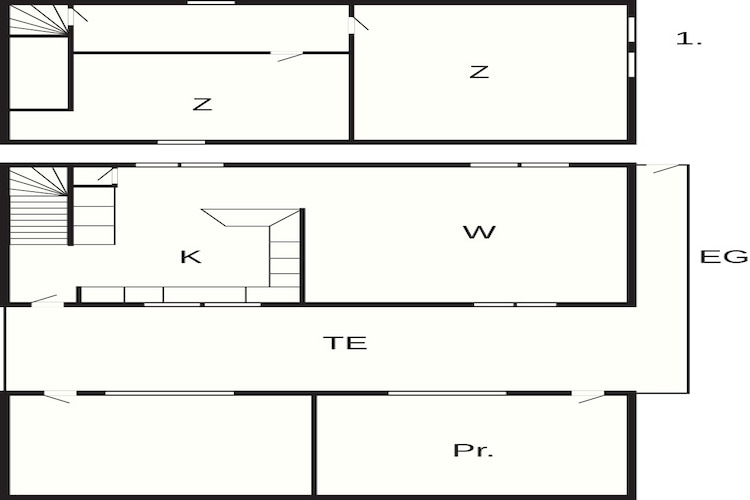 4 persoons vakantie huis in Grenaa-Plattegrond