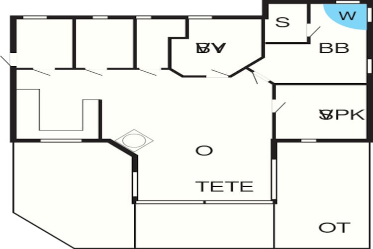 8 persoons vakantie huis in Glesborg-Plattegrond