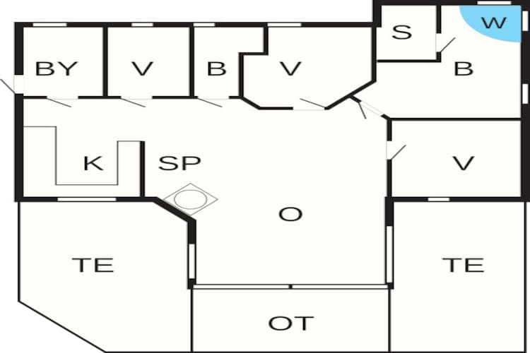 8 persoons vakantie huis in Glesborg-Plattegrond