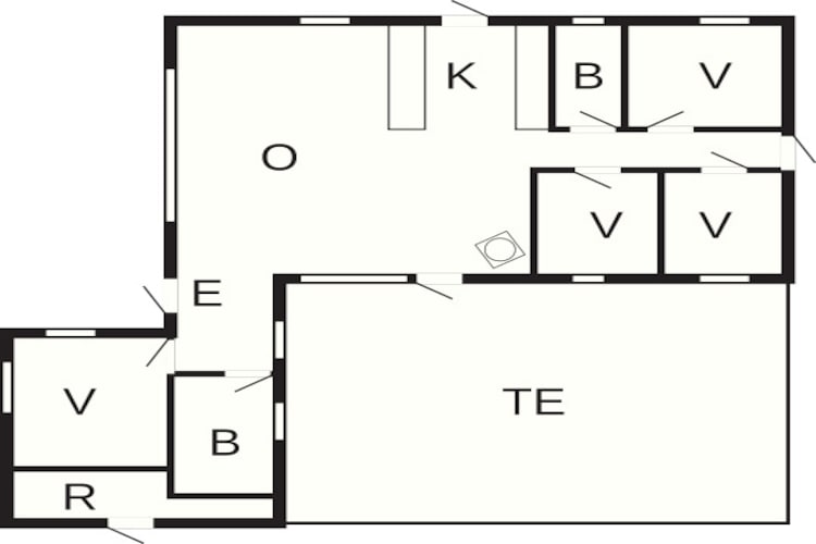 Gezellig huisje bij de zee-By Traum-Plattegrond