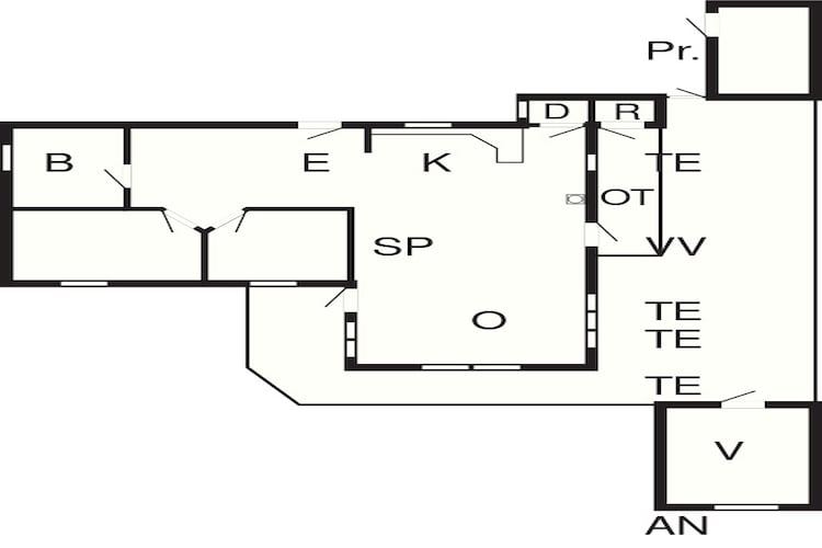 6 persoons vakantie huis in Ulfborg-Plattegrond