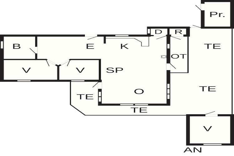 6 persoons vakantie huis in Ulfborg-Plattegrond