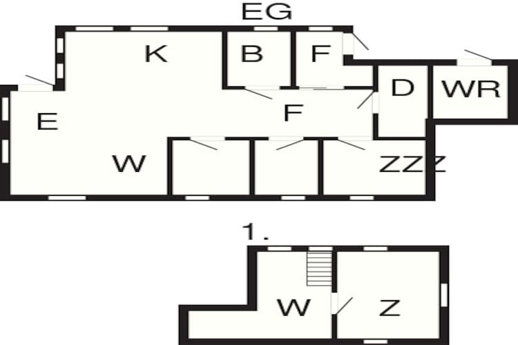 6 person holiday home in Kalvåg-Floor plan