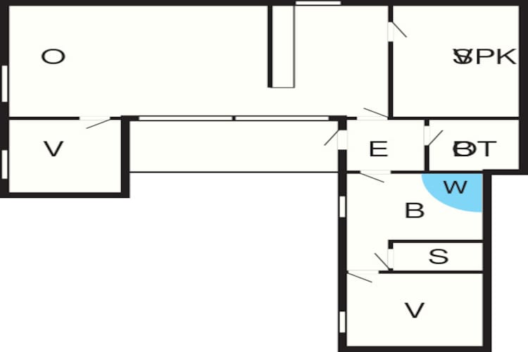 6 persoons vakantie huis in Dannemare-Plattegrond