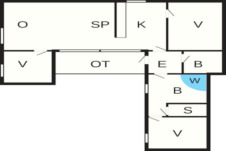 6 persoons vakantie huis in Dannemare-Plattegrond