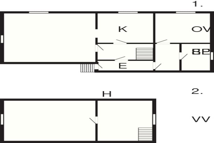 Refuge montagnard isole-By Traum-Plan d'étage