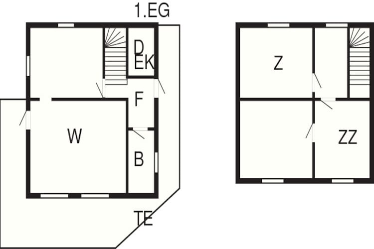 6 Personen Ferienhaus in Olderdalen-Grundriss