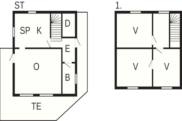 6 person holiday home in Olderdalen-Floor plan