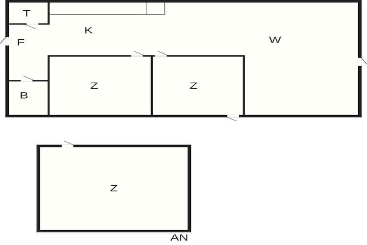Gezellig vakantiehuis in Marielyst-By Traum - Plattegrond