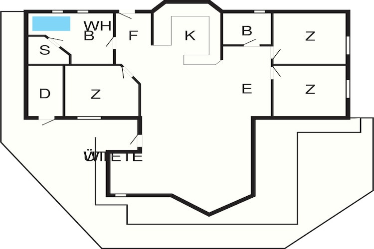 6 persoons vakantie huis in Ansager-Plattegrond