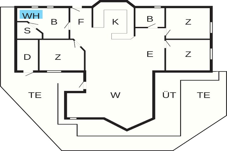 6 persoons vakantie huis in Ansager-Plattegrond