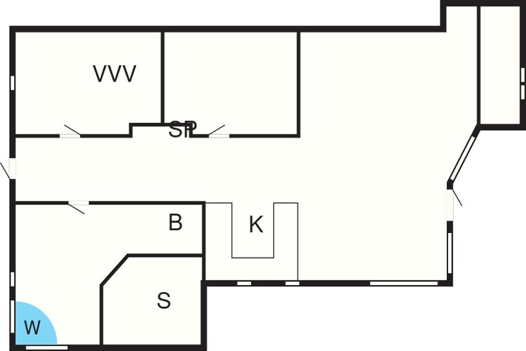 8 persoons vakantie huis in Glesborg-Plattegrond