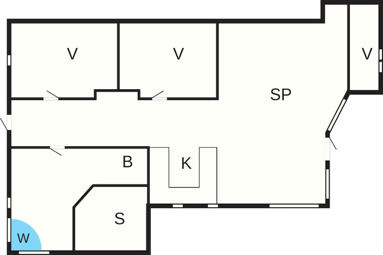 8 persoons vakantie huis in Glesborg-Plattegrond