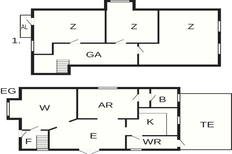 5 persoons vakantie huis in Holeby-Plattegrond