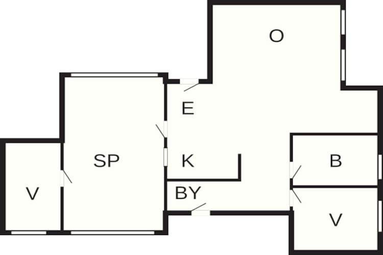 5 persoons vakantie huis in Middelfart-Plattegrond