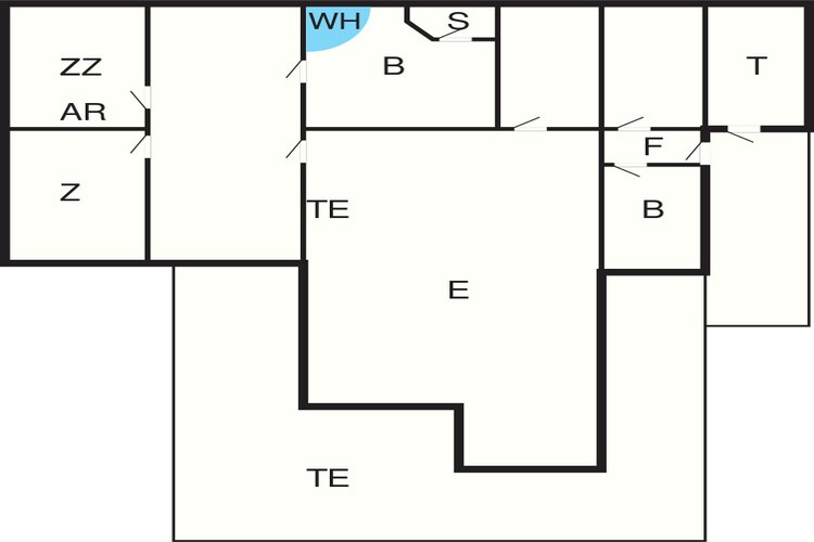 10 persoons vakantie huis in Løkken-Plattegrond