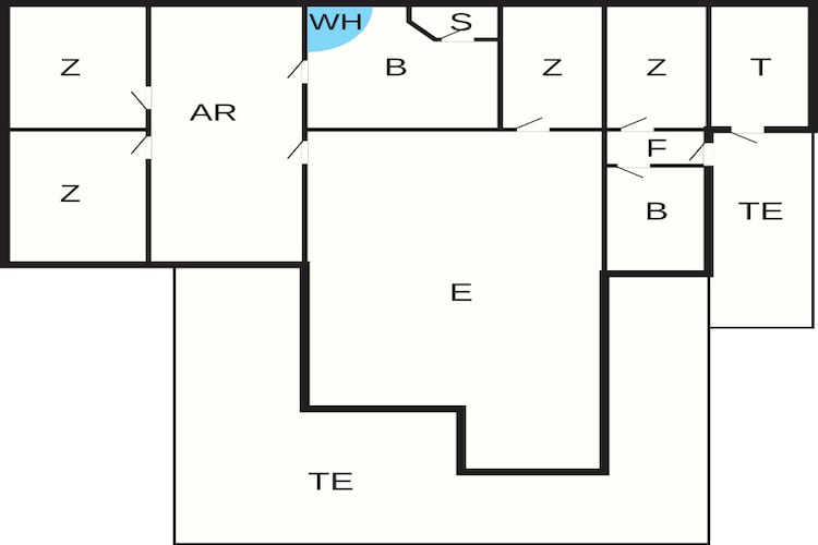 10 persoons vakantie huis in Løkken-Plattegrond