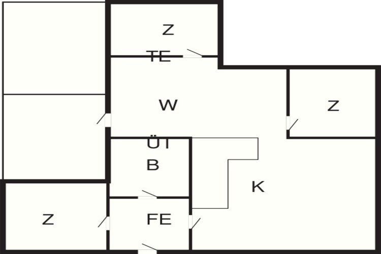 6 persoons vakantie huis in Toftlund-Plattegrond