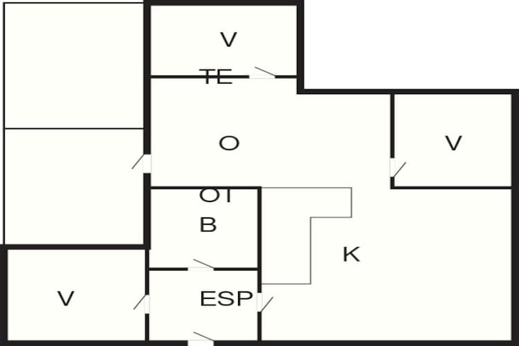 6 persoons vakantie huis in Toftlund-Plattegrond