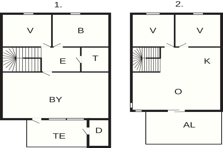 6 persoons vakantie huis in Dyrvik-Plattegrond