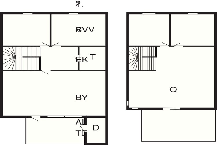 6 persoons vakantie huis in Dyrvik-Plattegrond