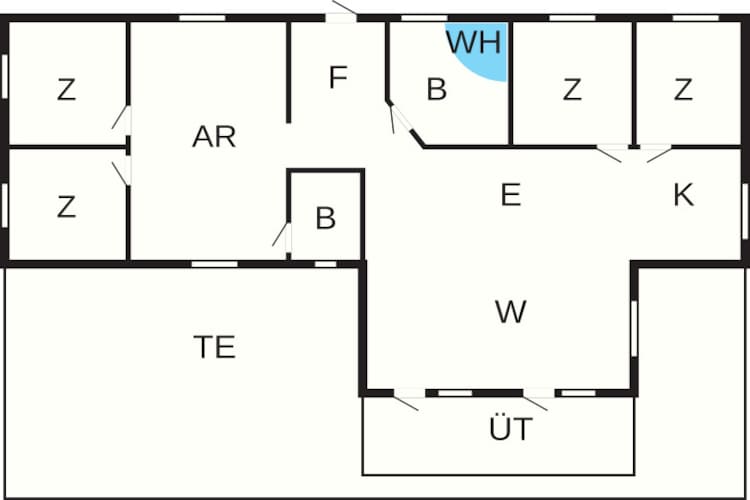 10 persoons vakantie huis in Thisted - Plattegrond