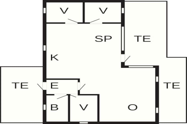 6 persoons vakantie huis in Fjerritslev-Plattegrond