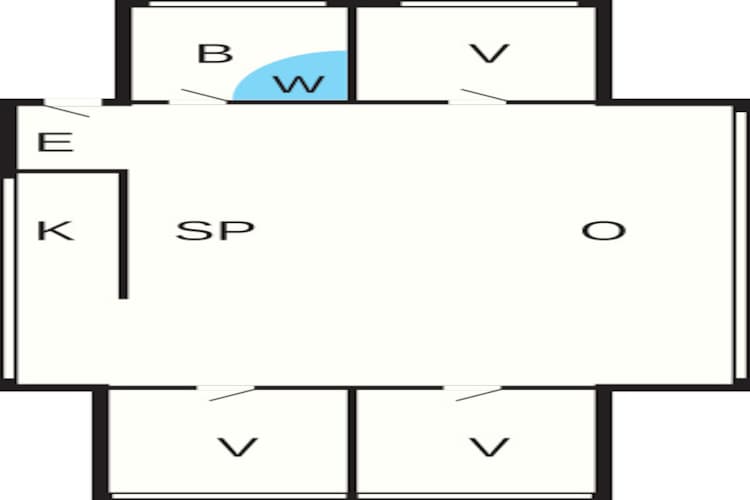 Kustplezier in Dyreborg-By Traum-Plattegrond