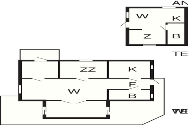 Maison de vacances pour 8 a TRÄSLÖVSLÄGE-Plan d'étage