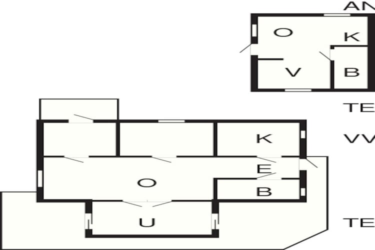 Maison de vacances pour 8 a TRÄSLÖVSLÄGE-Plan d'étage