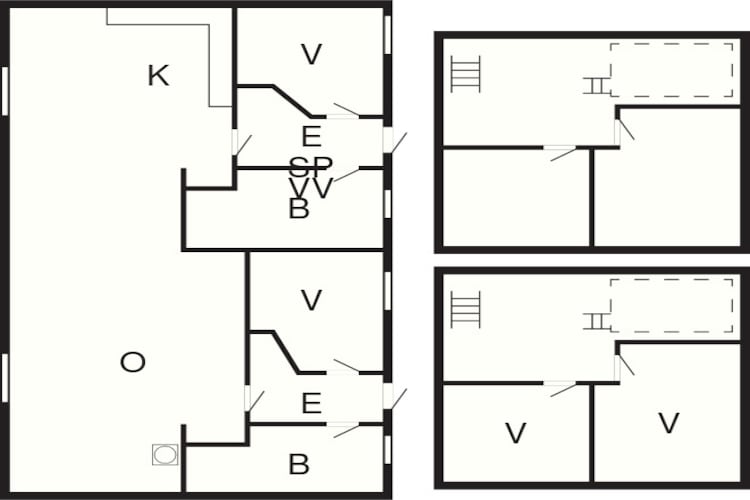 14 person holiday home on a holiday park in Blåvand-Floor plan