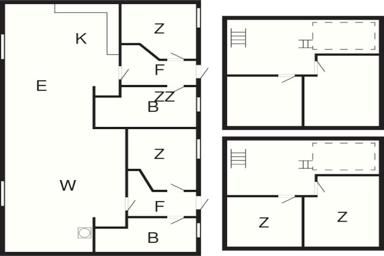 14 person holiday home on a holiday park in Blåvand-Floor plan