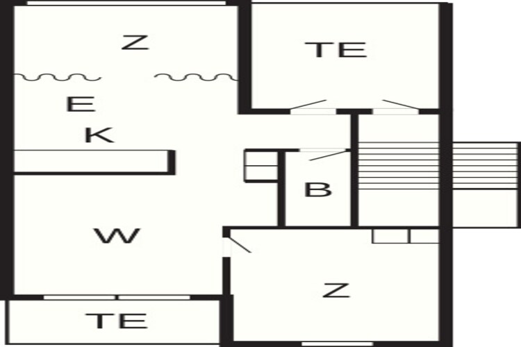 2½ room,ground/1.floor,Premium,Firepl - Plattegrond