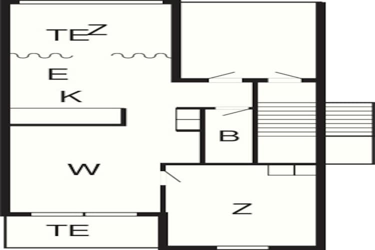 2½ room,ground/1.floor,Premium,Firepl - Plattegrond