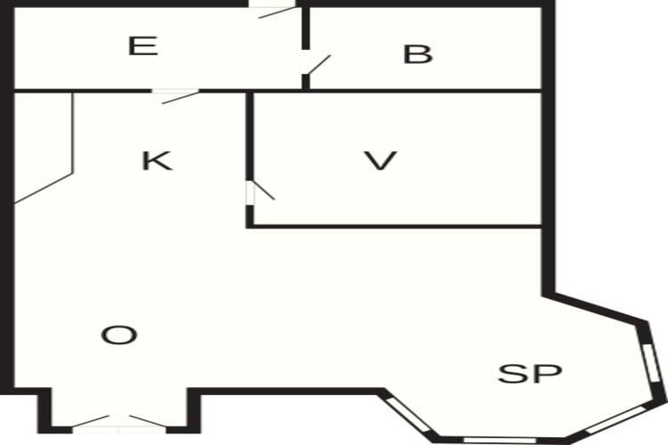 2 towerroom w/seaview - Plattegrond