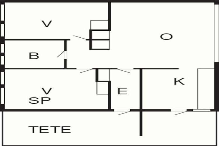 3 room,House - Plattegrond