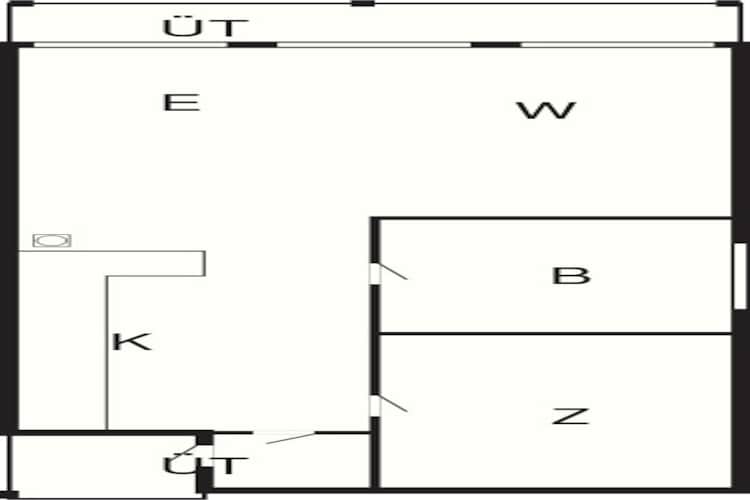 2 room-Grundriss