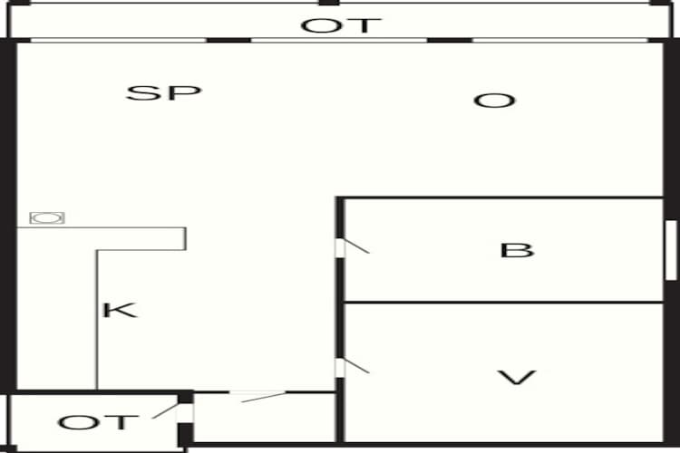2 room, Standard - Plattegrond