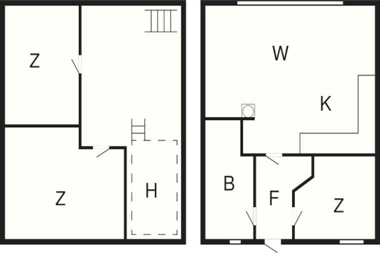 8 person holiday home on a holiday park in Blåvand-Floor plan