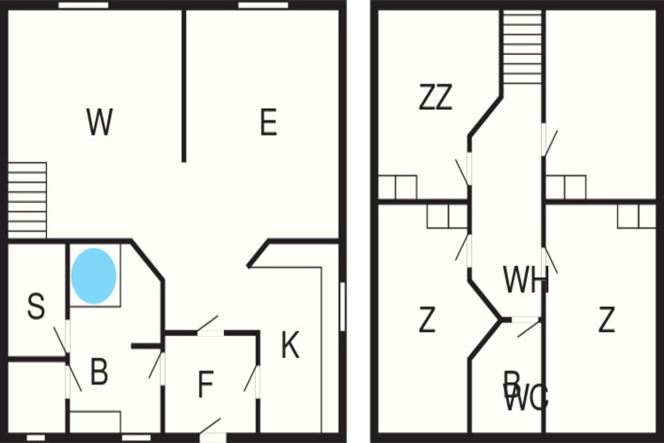 10 persoons vakantie huis op een vakantie park in Blåvand-Plattegrond