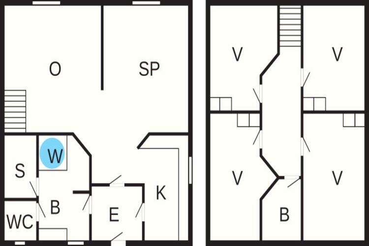 10 persoons vakantie huis op een vakantie park in Blåvand-Plattegrond