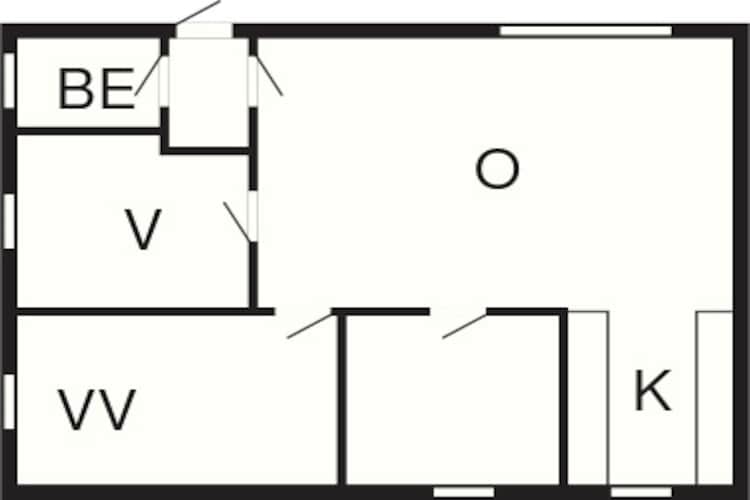 6 person holiday home on a holiday park in Blåvand-Floor plan