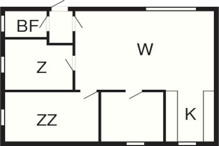 6 persoons vakantie huis op een vakantie park in Blåvand-Plattegrond