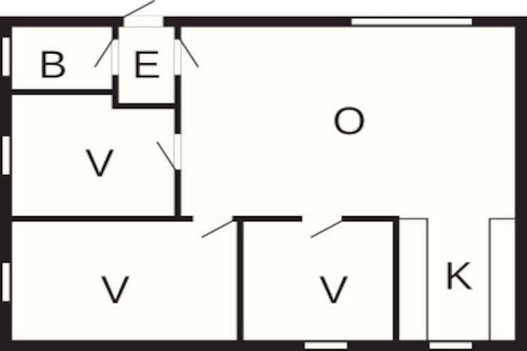 6 persoons vakantie huis op een vakantie park in Blåvand-Plattegrond