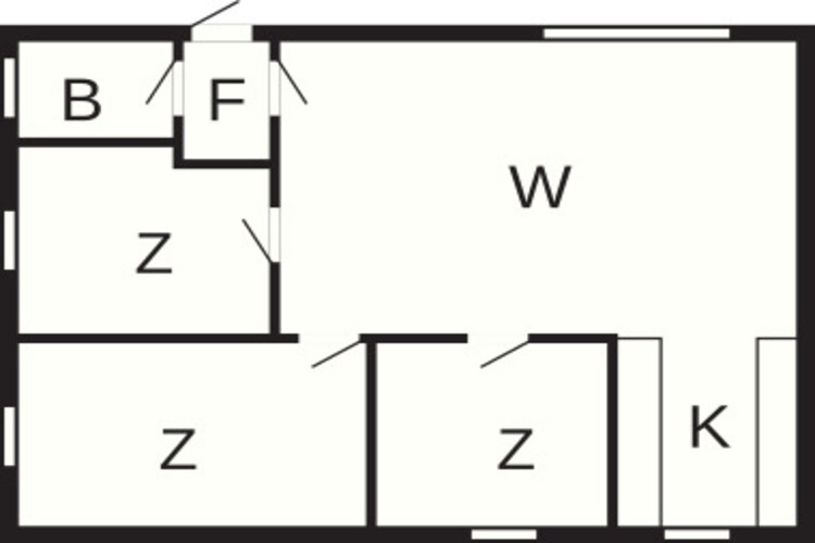 6 persoons vakantie huis op een vakantie park in Blåvand-Plattegrond