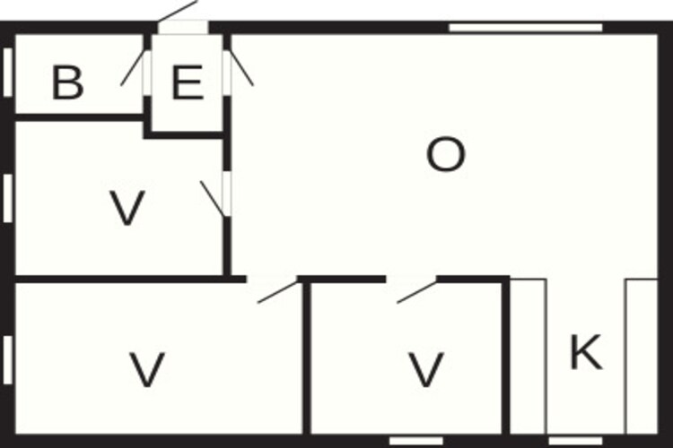 6 persoons vakantie huis op een vakantie park in Blåvand-Plattegrond