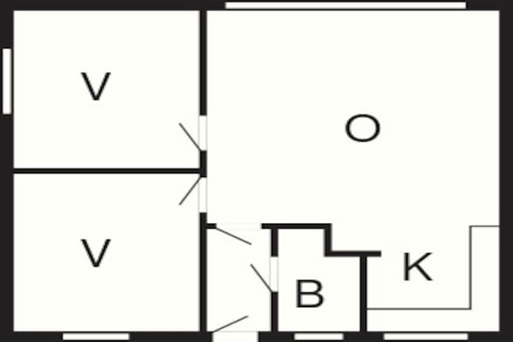 4 person holiday home on a holiday park in Blåvand-Floor plan