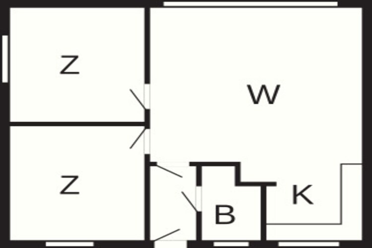 4 persoons vakantie huis op een vakantie park in Blåvand-Plattegrond