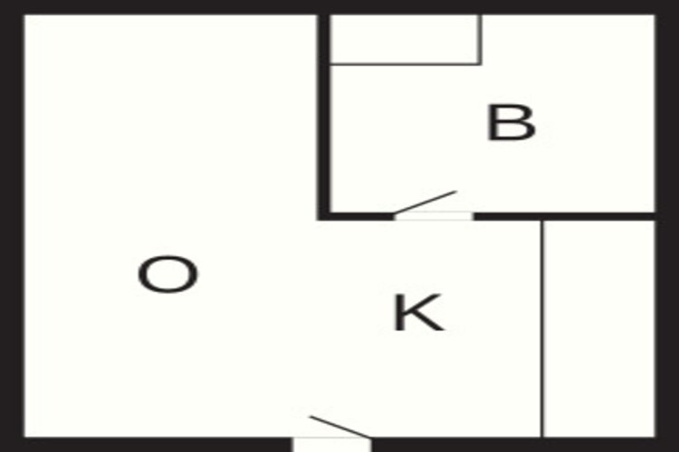 2 persoons vakantie huis op een vakantie park in Blåvand-Plattegrond