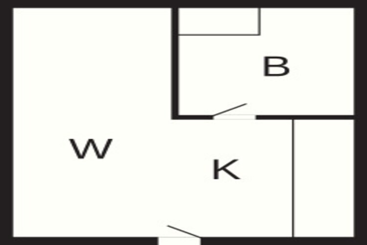 2 persoons vakantie huis op een vakantie park in Blåvand-Plattegrond